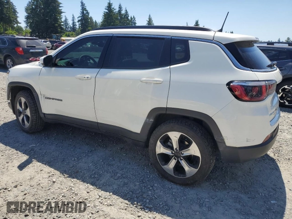 2017 Jeep Compass Latitude z VIN 3C4NJDBB4HT689452, wystawiony jako Copart lot #58602305 z przebiegiem 35 625 mil mil oraz Szkoda całkowita • Salvage title. Historia ofert i sprzedaży dostępna na DreamBid. Obrazek 2.