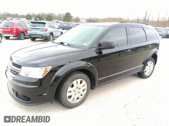 2019 Dodge Journey SE Value with VIN 3C4PDCAB4KT859165, listed as a IAAI auction lot 40320824 with 88,522 mi miles and . Bid and sale history available at DreamBid. Image 2.