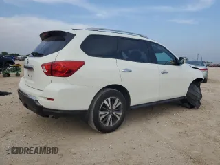 2017 Nissan Pathfinder SL with VIN 5N1DR2MN5HC668181, listed as a Copart auction lot 51381715 with 136,558 mi miles and Salvage title. Bid and sale history available at DreamBid. Image 3.