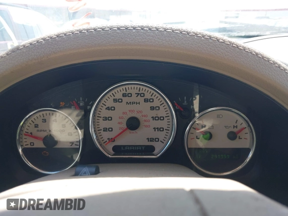 2006 Ford F-150 XLT with VIN 1FTPW14596FA05440, listed as a IAAI auction lot 41874816 with 291,393 mi miles. Bid and sale history available at carsss.com. Image 7.
