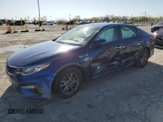 2019 Kia Optima LX z VIN 5XXGT4L3XKG340499, wystawiony jako Copart lot #52229465 z przebiegiem 107 669 mil mil oraz Nie do naprawy • Non repairable. Historia ofert i sprzedaży dostępna na DreamBid. Obrazek 1.