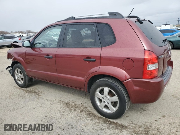 2007 Hyundai Tucson GLS with VIN KM8JM12B17U526343, listed as a Copart auction lot 49310195 with 180,418 mi miles and Salvage Title. Bid and sale history available at carsss.com. Image 2.