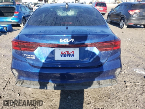 2023 Kia Forte LXS with VIN 3KPF24AD3PE625555, listed as a Copart auction lot 88743755 with 35,660 mi miles and Salvage Title. Bid and sale history available at carsss.com. Image 6.