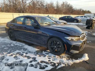 2024 BMW 3 Series M340i xDrive with VIN 3MW49FF08R8E47970, listed as a Copart auction lot 89116745 with 7,898 mi miles and Salvage Title. Bid and sale history available at carsss.com. Image 4.