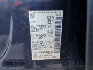 2015 Nissan Titan SL with VIN 1N6AA0ED7FN510609, listed as a Copart auction lot 74371254 with 115,916 mi miles and Salvage Title. Bid and sale history available at carsss.com. Image 12.