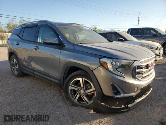 2020 GMC Terrain SLT with VIN 3GKALPEV2LL242535, listed as a Copart auction lot 43790985 with 48,053 mi miles and Clean Title. Bid and sale history available at DreamBid. Image 4.