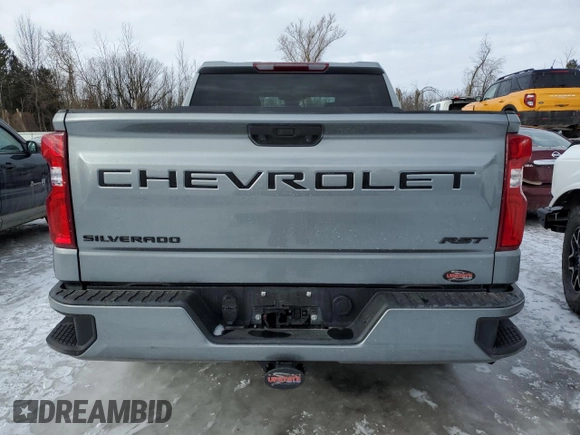 2024 Chevrolet Silverado 1500 RST with VIN 1GCPDEEK5RZ286141, listed as a Copart auction lot 45211725 with 11,951 mi miles and Salvage Title. Bid and sale history available at carsss.com. Image 6.
