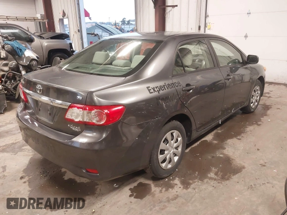 2011 Toyota Corolla L with VIN JTDBU4EEXB9164587, listed as a IAAI auction lot 41148098 with 154,527 mi miles and . Bid and sale history available at DreamBid. Image 4.