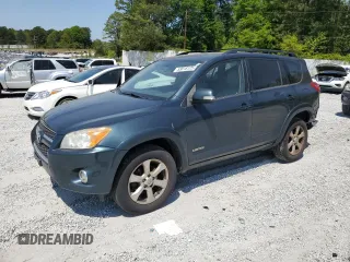 2010 Toyota RAV4 Ltd with VIN JTMDK4DV9A5097485, listed as a Copart auction lot 53018125 with 165,884 mi miles and Salvage Title. Bid and sale history available at carsss.com. Image 1.