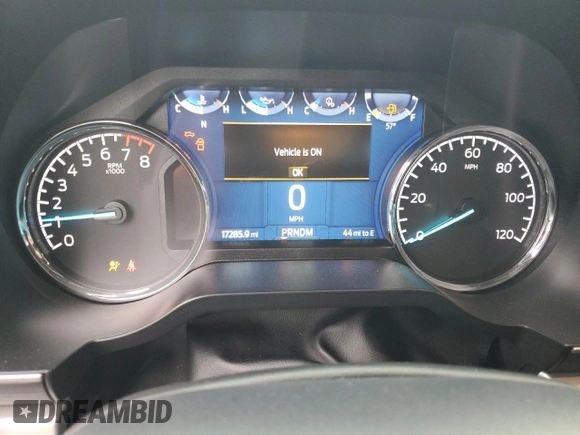 2022 Ford F-150 XL with VIN 1FTMF1C57NKE48891, listed as a Copart auction lot 51837445 with 17,285 mi miles and Salvage title. Bid and sale history available at DreamBid. Image 9.