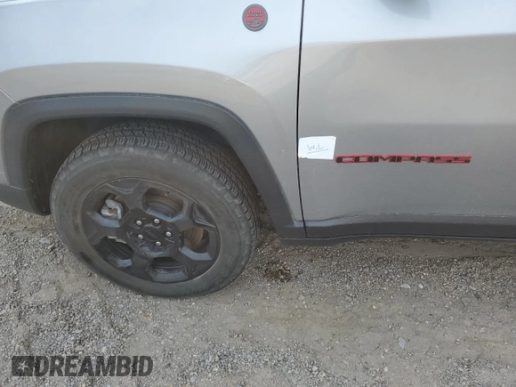 2023 Jeep Compass Trailhawk with VIN 3C4NJDDN8PT525773, listed as a Copart auction lot 54532235 with 20,586 mi miles and Salvage title. Bid and sale history available at DreamBid. Image 13.