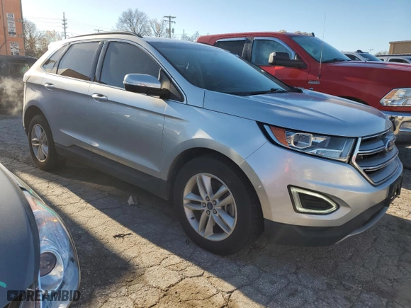 2018 Ford Edge SEL with VIN 2FMPK4J82JBC16044, listed as a Copart auction lot 81616814 with 97,493 mi miles and Salvage Title. Bid and sale history available at carsss.com. Image 4.