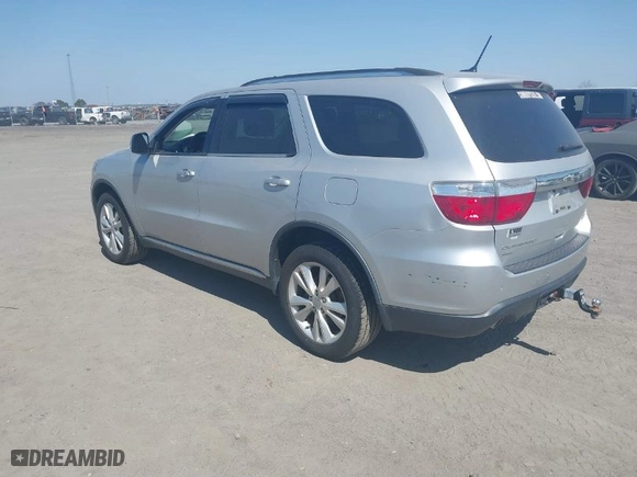 2012 Dodge Durango Crew with VIN 1C4SDJDTXCC301904, listed as a IAAI auction lot 41783603 with 206,118 mi miles. Bid and sale history available at carsss.com. Image 3.