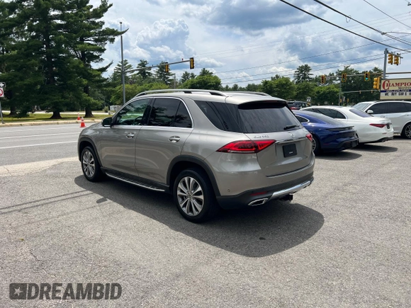 2020 Mercedes-Benz GLE 350 with VIN 4JGFB4KB5LA065754, listed as a Copart auction lot 63712235 with 121,624 mi miles and Clean title. Bid and sale history available at DreamBid. Image 3.