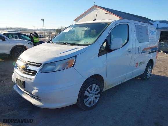 2015 Chevrolet City Express Cargo Van LT with VIN 3N63M0ZN7FK692093, listed as a IAAI auction lot 41378023 with 111,111 mi miles. Bid and sale history available at carsss.com. Image 2.