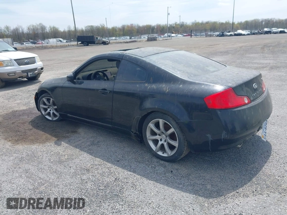 2003 Infiniti G35 Coupe w/Leather with VIN JNKCV54E23M222956, listed as a IAAI auction lot 41995903 with 1 mi miles. Bid and sale history available at carsss.com. Image 3.