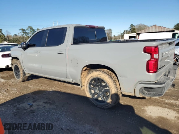 2024 Chevrolet Silverado 1500 RST with VIN 1GCUDEE80RZ374893, listed as a Copart auction lot 46840995 with 12,736 mi miles and Salvage Title. Bid and sale history available at carsss.com. Image 2.