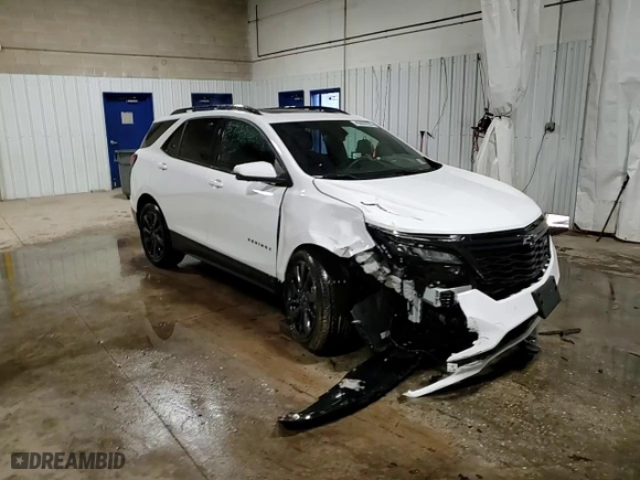 2024 Chevrolet Equinox RS with VIN 3GNAXMEG4RS102041, listed as a Copart auction lot 45669205 with 18,229 mi miles and Salvage Title. Bid and sale history available at carsss.com. Image 14.