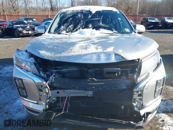 2020 Mitsubishi Outlander Sport SE 2.0 with VIN JA4AP4AU7LU028801, listed as a IAAI auction lot 41138636 with 105,709 mi miles. Bid and sale history available at carsss.com. Image 6.