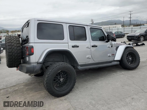 2018 Jeep Wrangler Unlimited Rubicon z VIN 1C4HJXFG9JW237646, wystawiony jako Copart lot #52906915 z przebiegiem 43 667 mil mil oraz Szkoda całkowita • Salvage title. Historia ofert i sprzedaży dostępna na DreamBid. Obrazek 3.