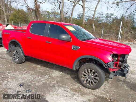2022 Ford Ranger XL with VIN 1FTER4EH8NLD12946, listed as a IAAI auction lot 41262547 with 105,121 mi miles. Bid and sale history available at carsss.com. Image 1.