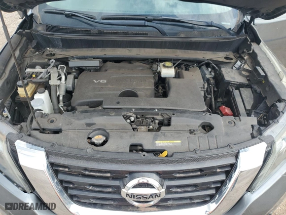 2019 Nissan Pathfinder SV with VIN 5N1DR2MN1KC621804, listed as a Copart auction lot 53904365 with 43,144 mi miles and Salvage Title. Bid and sale history available at carsss.com. Image 12.
