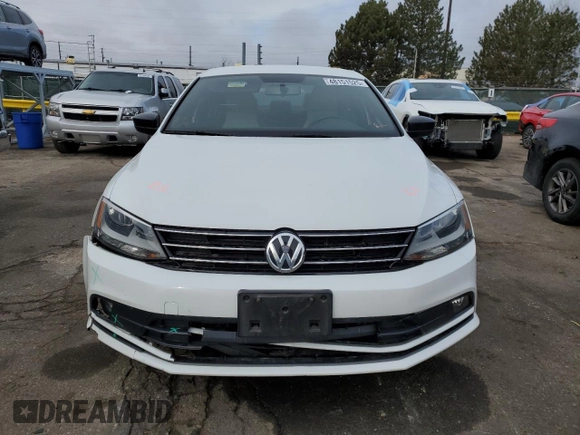 2015 Volkswagen Jetta Sport with VIN 3VWD17AJ0FM417412, listed as a Copart auction lot 48151525 with 110,600 mi miles and Salvage title. Bid and sale history available at DreamBid. Image 5.