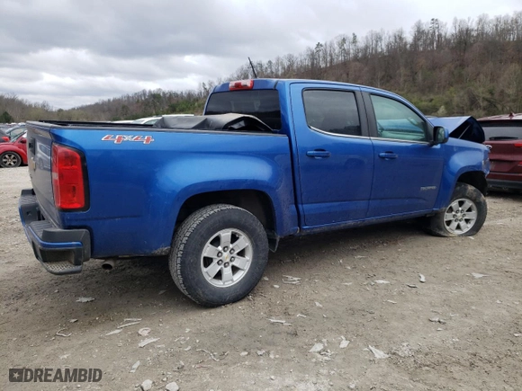 2020 Chevrolet Colorado 4WD Work Truck with VIN 1GCGTBEN4L1130643, listed as a Copart auction lot 49986855 with 75,423 mi miles and Salvage Title. Bid and sale history available at carsss.com. Image 3.