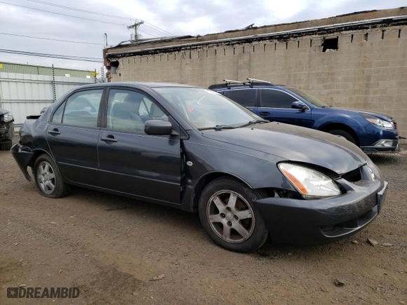 2004 Mitsubishi Lancer LS with VIN JA3AJ36E34U036316, listed as a Copart auction lot 87617655 with 140,855 mi miles and Salvage Title. Bid and sale history available at carsss.com. Image 4.