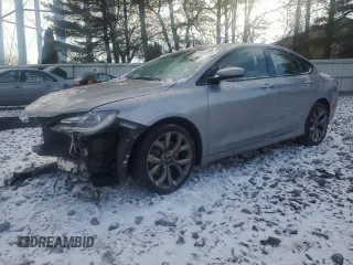 2015 Chrysler 200 S with VIN 1C3CCCDG8FN656444, listed as a Copart auction lot 52065895 with 78,910 mi miles and Salvage Title. Bid and sale history available at carsss.com. Image 1.