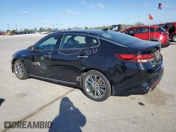 2017 Kia Optima SX Limited with VIN 5XXGV4L27HG133353, listed as a Copart auction lot 52739975 with 128,091 mi miles and Salvage title. Bid and sale history available at DreamBid. Image 2.