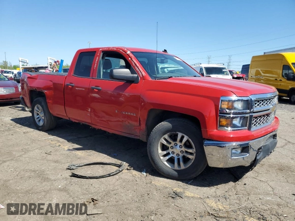2014 Chevrolet Silverado 1500 LT with VIN 1GCVKREC8EZ103497, listed as a Copart auction lot 56551185 with 200,288 mi miles and Salvage Title. Bid and sale history available at DreamBid. Image 4.