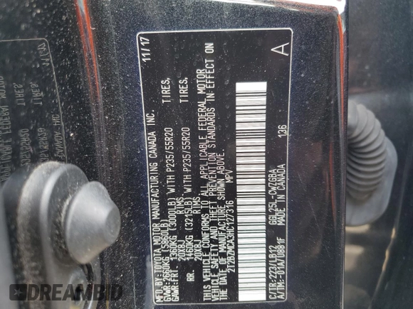 2017 Lexus RX with VIN 2T2BZMCA3HC127316, listed as a Copart auction lot 49983374 with 0 mi miles and Salvage Title. Bid and sale history available at carsss.com. Image 13.