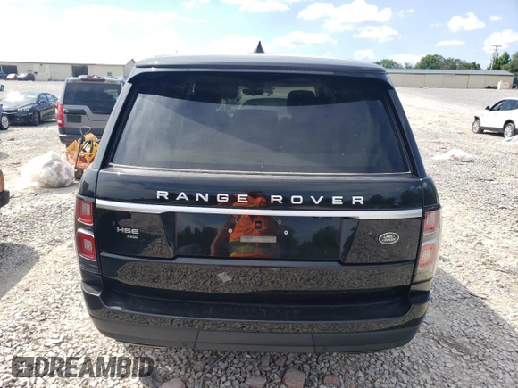2020 Land Rover Range Rover HSE with VIN SALGS2RU1LA413952, listed as a Copart auction lot 62476765 with 62,673 mi miles and Salvage title. Bid and sale history available at DreamBid. Image 6.