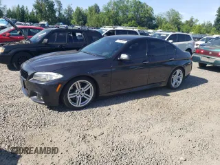 2013 BMW 5 Series 535i with VIN WBAFR7C5XDC820491, listed as a Copart auction lot 62945455 with Not provided miles and Clean title. Bid and sale history available at DreamBid. Image 1.