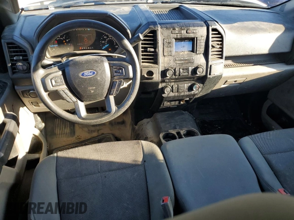 2018 Ford F-150 XL with VIN 1FTEX1CBXJFA58281, listed as a Copart auction lot 81136074 with 114,007 mi miles and Salvage title. Bid and sale history available at DreamBid. Image 8.