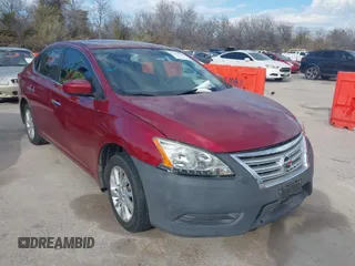 2015 Nissan Sentra SV with VIN 3N1AB7AP7FY310893, listed as a IAAI auction lot 41366971 with 130,917 mi miles. Bid and sale history available at carsss.com. Image 1.
