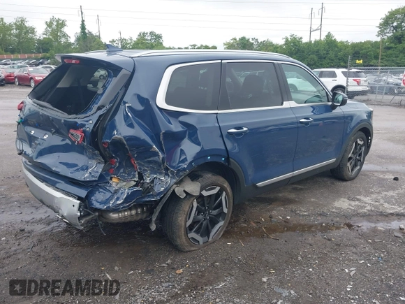 2023 Kia Telluride S with VIN 5XYP64GC0PG391725, listed as a IAAI auction lot 42380243 with 28,269 mi miles and . Bid and sale history available at DreamBid. Image 4.