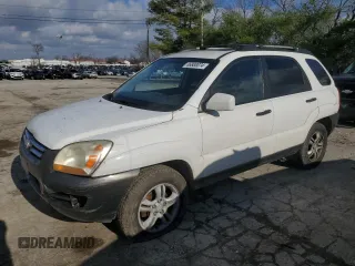 2006 Kia Sportage LX with VIN KNDJF723467205078, listed as a Copart auction lot 86888074 with 231,886 mi miles and Salvage Title. Bid and sale history available at DreamBid. Image 1.