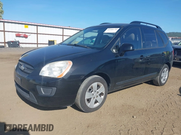 2009 Kia Rondo LX with VIN KNAFG529797268303, listed as a IAAI auction lot 42088100 with 140,458 mi miles. Bid and sale history available at carsss.com. Image 2.