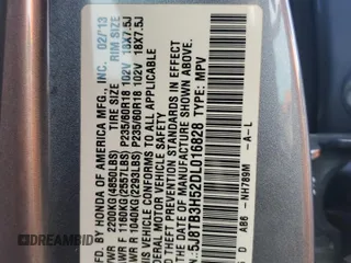 2013 Acura RDX Tech Pkg with VIN 5J8TB3H52DL016828, listed as a Copart auction lot 47432005 with 106,403 mi miles and Clean Title. Bid and sale history available at carsss.com. Image 12.