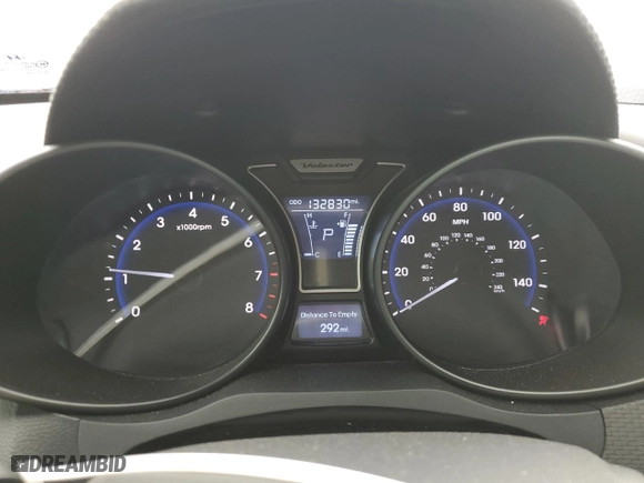 2014 Hyundai Veloster Turbo with VIN KMHTC6AE4EU183559, listed as a Copart auction lot 70338514 with 132,830 mi miles and Salvage Title. Bid and sale history available at carsss.com. Image 9.