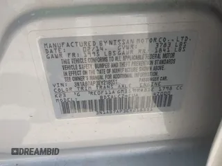 2014 Nissan Sentra SV with VIN 3N1AB7AP3EY218551, listed as a IAAI auction lot 42576105 with 121,621 mi miles and . Bid and sale history available at DreamBid. Image 9.