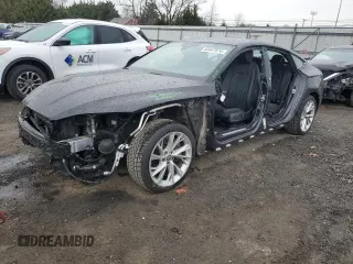 2020 Audi A5 Sportback Premium with VIN WAUANCF59LA007745, listed as a Copart auction lot 83447874 with 87,596 mi miles and Salvage Title. Bid and sale history available at carsss.com. Image 1.