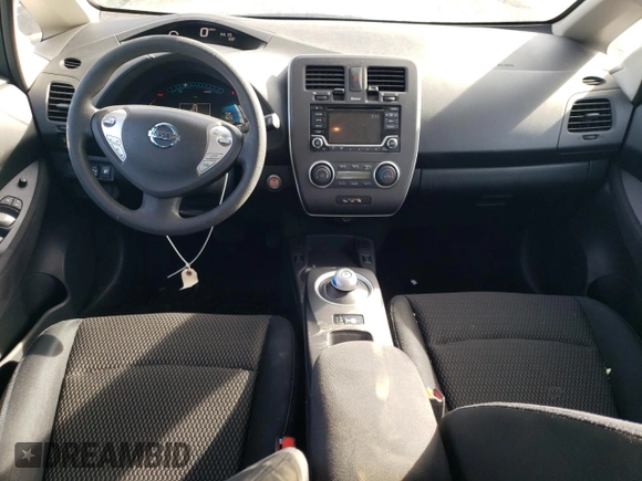 2016 Nissan LEAF S with VIN 1N4BZ0CP1GC313399, listed as a Copart auction lot 38595063 with 43,316 mi miles. Bid and sale history available at carsss.com. Image 8.