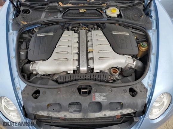 2008 Bentley Continental GT with VIN SCBDR33W38C051739, listed as a Copart auction lot 77255014 with 64,014 mi miles and Non Repairable. Bid and sale history available at carsss.com. Image 11.