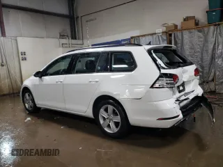 2018 Volkswagen Golf SportWagen S with VIN 3VWD17AU4JM761649, listed as a Copart auction lot 46171765 with 38,628 mi miles and Salvage Title. Bid and sale history available at carsss.com. Image 2.