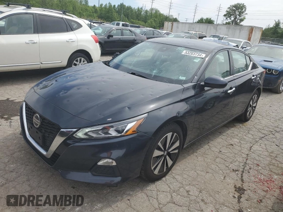2021 Nissan Altima 2.5 SV with VIN 1N4BL4DV3MN377093, listed as a Copart auction lot 53203734 with 61,052 mi miles and Salvage Title. Bid and sale history available at carsss.com. Image 1.