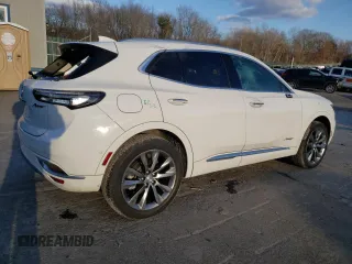 2021 Buick Envision Avenir with VIN LRBFZSR42MD119912, listed as a Copart auction lot 84413154 with 22,327 mi miles and Salvage Title. Bid and sale history available at carsss.com. Image 3.