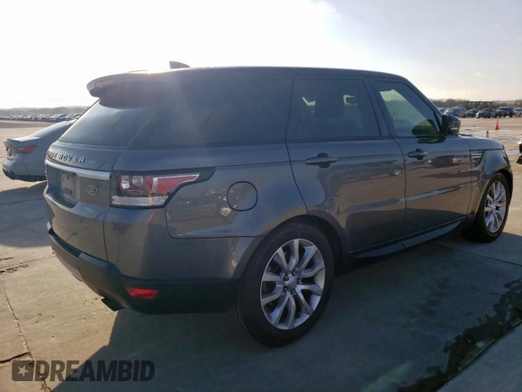 2017 Land Rover Range Rover Sport HSE with VIN SALWR2FV7HA125526, listed as a Copart auction lot 46792585 with 97,676 mi miles and Salvage Title. Bid and sale history available at carsss.com. Image 3.